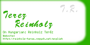 terez reinholz business card